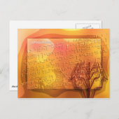 Carte Postale Salutations juives (Devant / Derrière)