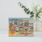 Carte Postale Salutations Lake Worth Floride (Debout devant)