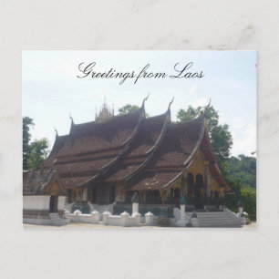 Carte Postale salutations laos