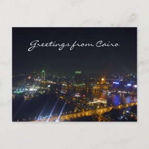 Carte Postale salutations légères cairo