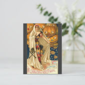 Carte Postale Salutations magiques d'Halloween (Debout devant)