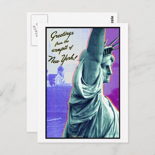 Carte Postale Salutations NYC (Devant / Derrière)