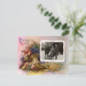 Carte postale Salutations Photo Thanksgiving (Debout devant)