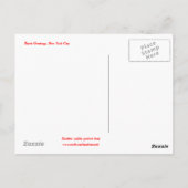 Carte Postale Salutations Psych, New York (Dos)