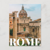 Carte Postale salutations Rome (Devant)