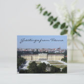 Carte Postale salutations schönbrunn (Debout devant)