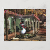 Carte Postale Salutations Snowman (Devant)