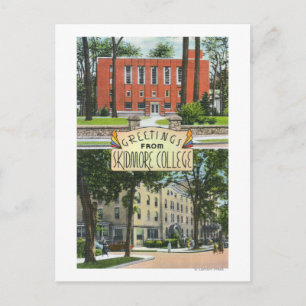 Carte Postale Salutations sur les scènes de Skidmore College