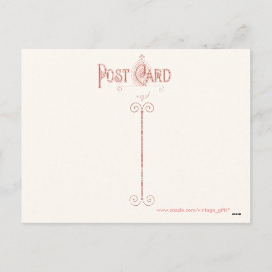 Carte postale Salutations Thanksgiving (Dos)