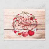 Carte Postale Salutations Valentine (Devant)