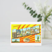 Carte Postale Salutations Vintage d'Arizona (Debout devant)