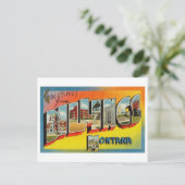 Carte Postale Salutations vintages de Billings, Montana (Debout devant)