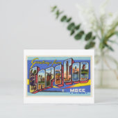 Carte Postale Salutations vintages de Cape Cod, Massachusetts (Debout devant)