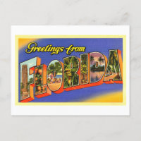 Salutations vintages de Floride
