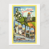 Carte Postale Salutations vintages de Idaho (Devant)