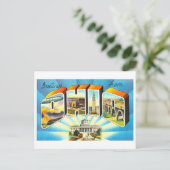 Carte Postale Salutations vintages de l'Ohio (Debout devant)