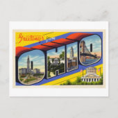 Carte Postale Salutations vintages de l'Ohio (Devant)