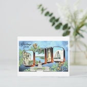 Carte Postale Salutations vintages de l'Ohio (Debout devant)