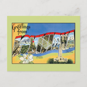 Carte Postale Salutations vintages de Louisiane