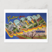 Salutations vintages de Macon, Géorgie