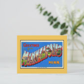 Carte Postale Salutations vintages de Minneapolis MN (Debout devant)