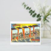 Carte Postale Salutations vintages de Paris, Texas, (Debout devant)