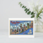 Carte Postale Salutations vintages de Pennsylvanie (Debout devant)