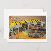 Carte Postale Salutations vintages de Pennsylvanie (Devant / Derrière)