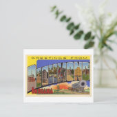 Carte Postale Salutations vintages de Richmond, Indiana (Debout devant)