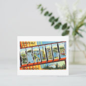 Carte Postale Salutations vintages de Seattle Washington Travel  (Debout devant)