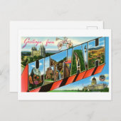 Carte Postale Salutations vintages de Utah (Devant / Derrière)