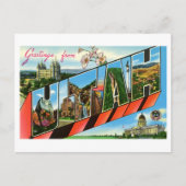 Carte Postale Salutations vintages de Utah (Devant)