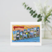 Carte Postale Salutations vintages de Virginie (Debout devant)