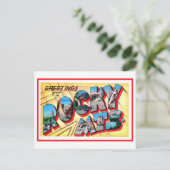 Carte Postale Salutations vintages des Rocheuses (Debout devant)