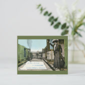 Carte Postale Salutations Vintages d'Ostende (Debout devant)