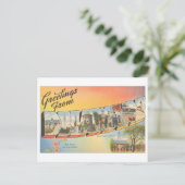 Carte Postale Salutations vintages du Delaware (Debout devant)