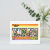 Carte Postale Salutations vintages du Kansas (Debout devant)