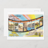 Carte Postale Salutations vintages du Kentucky (Devant / Derrière)