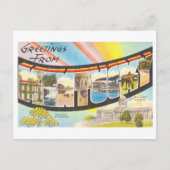 Carte Postale Salutations vintages du Kentucky (Devant)
