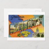 Carte Postale Salutations vintages du Kentucky (Devant / Derrière)