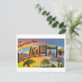 Carte Postale Salutations vintages du Maine (Debout devant)
