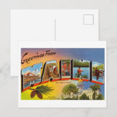 Carte Postale Salutations vintages du Maine (Devant / Derrière)