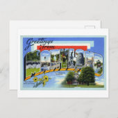 Carte Postale Salutations vintages du Maryland (Devant / Derrière)