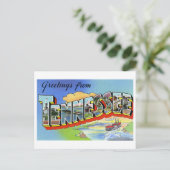 Carte Postale Salutations vintages du Tennessee (Debout devant)