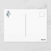 Carte Postale Salutations vintages du Tennessee Blue Iris (Dos)