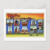 Carte Postale Salutations vintages du Texas (Devant)
