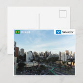 Carte Postale Salvador, Bahia - Brésil (Devant / Derrière)