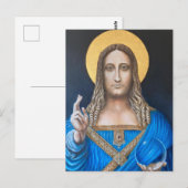 Carte Postale Salvator Mundi (Devant / Derrière)