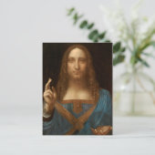 Carte Postale Salvator Mundi (par Léonard de Vinci) (Debout devant)
