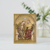 CARTE POSTALE SALVE REINE SAINTE (Debout devant)